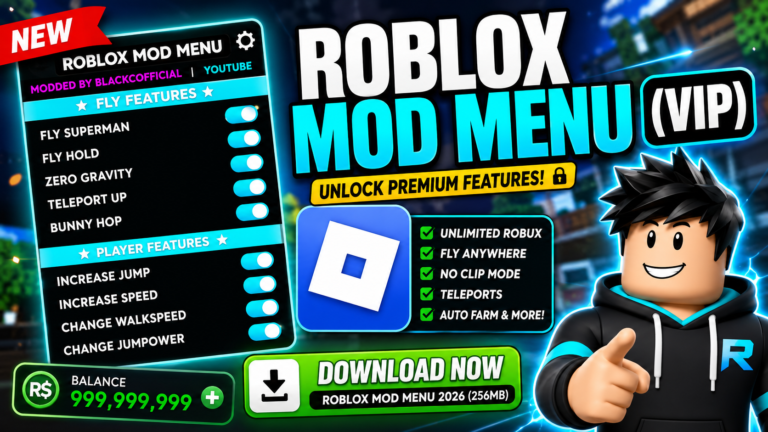 Roblox MOD Menu Apk Latest BlackC Official (Unlimited Robux & Money)